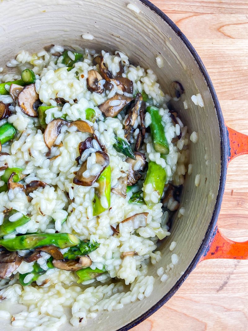 Riz Asperges Champignons