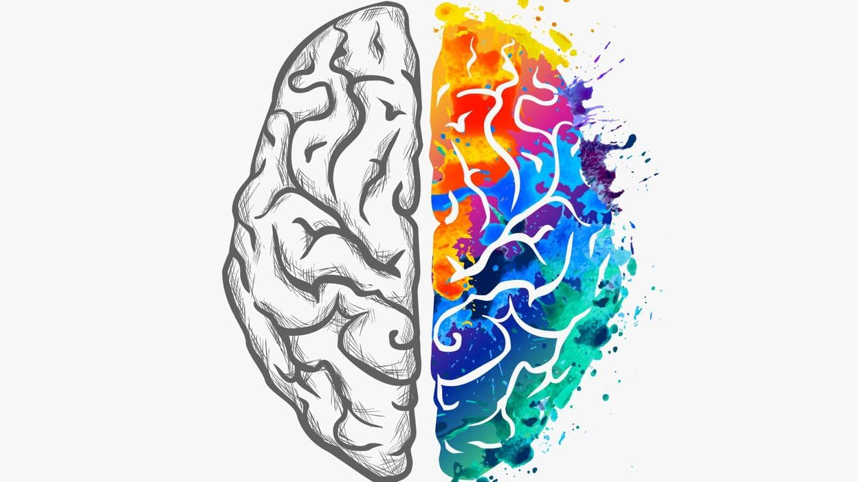 L’activité de l’hémisphère gauche et droit du cerveau